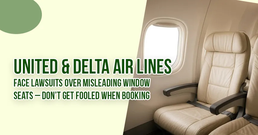 United & Delta Air Lines Face Lawsuits Over Misleading Window Seats – Don’t Get Fooled When Booking
