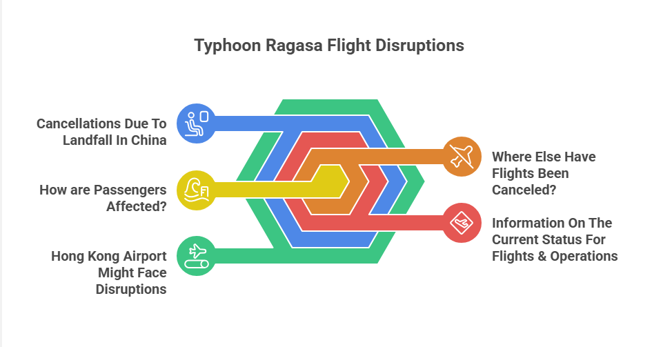 Flight Cancellations Due To Landfall In China